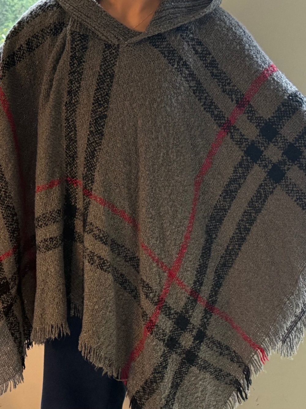 A&O International Grey Poncho